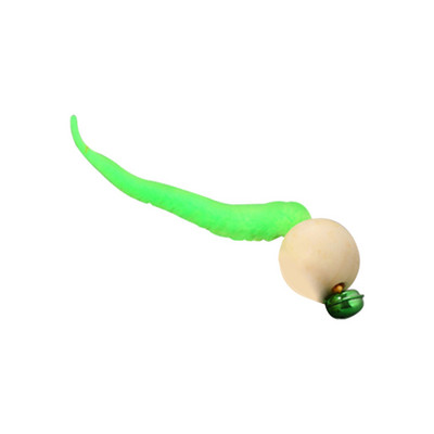 Παιχνίδι γάτας Caterpillar Ξύλινη μπάλα Αστεία γάτα που μασάει παιχνίδια Bell Ball Διαδραστικό παιχνίδι Wiggly Cat Toy Simulation Worm Toy Bite Toys
