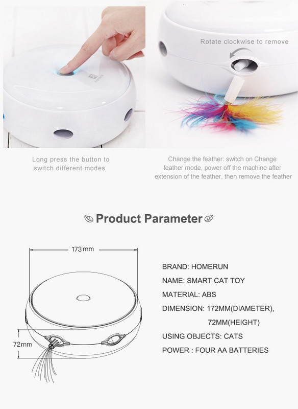 Jucărie electrică pentru pisici Pisică prinderea șoarecelui gogoașă Placă turnantă automată Jucărie pentru pisici Smart Teasing Stick Joc nebun Jucărie turnantă rotativă