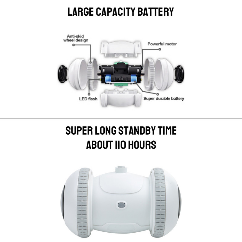 Pametne robotske igračke za mačiće za kućne ljubimce Interaktivna USB punjiva automatska igračka za mačke s automatskim senzorom Elektronička igračka za perje koja se igra sama