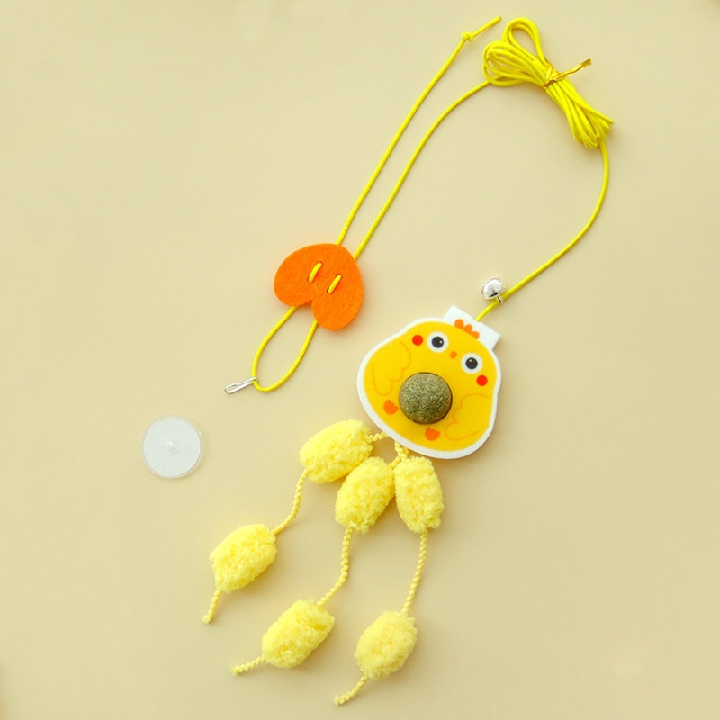 Interaktiivne mänguasi 6,6 jalga elastsest traadist sulgedest plüüsist ripats kassipuu pallid Silvervine puuviljamänguasjad kingitus kassipojale