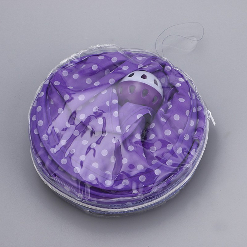 Krevet za kućne ljubimce za mačke Štene Sklopiva mačka Igračka Šator Kuća Mačje gnijezdo Točkasti tunel Ljetni šator za zečeve Hrčak Ljubičasta