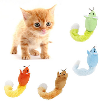 Long Tail βελούδινο ποντίκι Διαδραστικά προμήθειες γάτας για μικρή γάτα Περιέχει Catnip βελούδινα παιχνίδια για γάτες Αξεσουάρ για κατοικίδια κινουμένων σχεδίων Dropshipping