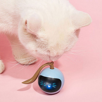 Έξυπνα παιχνίδια για γάτες Αυτόματη κυλιόμενη μπάλα Ηλεκτρικά παιχνίδια για γάτες Διαδραστικά παιχνίδια για γάτες Εκπαίδευση Αυτοκινούμενων Παιχνιδιών Γατάκια Προμήθειες για κατοικίδια
