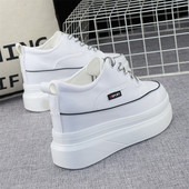 Ležerne ženske tenisice sa platformom od eko kože