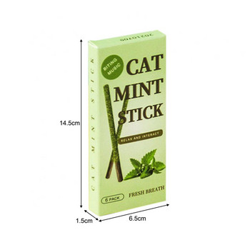 6 ραβδιά/κουτί Cat Chews Προϊόντα Όλα τα φυσικά ραβδιά Catnip Ξύλο Tengo Molar Sticks Καθαρισμός δοντιών Μπαστούνια γάτας για γάτες όλων των ηλικιών