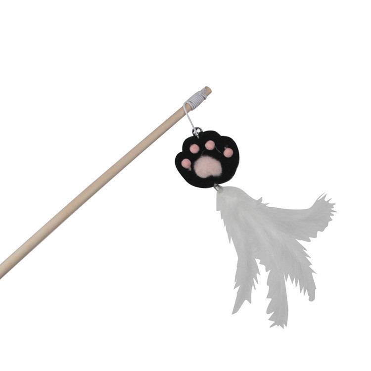 Igračka za mačke Mačja kandža zadirkivanje Mačji štap Drveni stup Zvono od perja Spot Mačka Mačka Samopozdrav Interaktivna oprema za kućne ljubimce Dropshipping