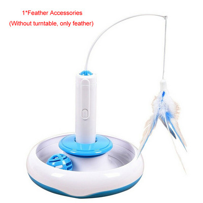 AINULT sulgedest kassi lemmikloomade mänguasjad Naljakad interaktiivsed tarvikud Sulgede multifunktsionaalne pöörlev pusle Lemmikloomamänguasi