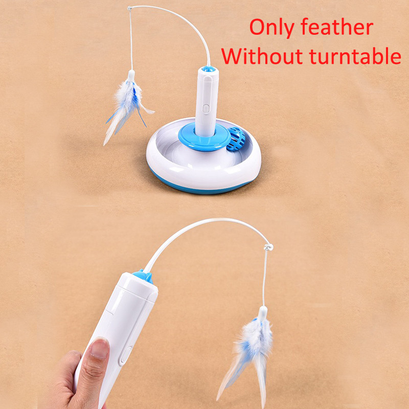 AINULT sulgedest kassi lemmikloomade mänguasjad Naljakad interaktiivsed tarvikud Sulgede multifunktsionaalne pöörlev pusle Lemmikloomamänguasi