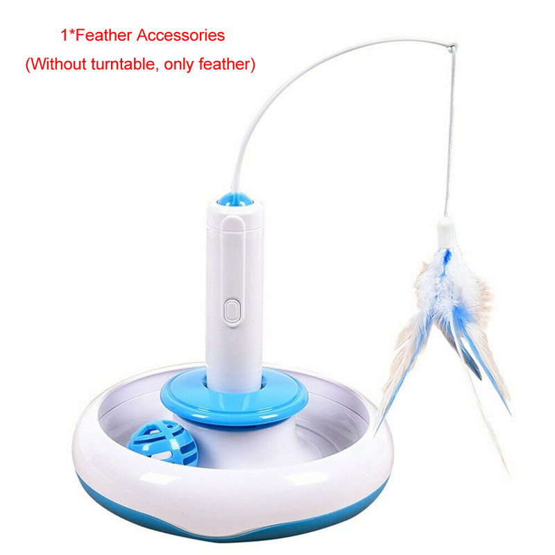 AINULT sulgedest kassi lemmikloomade mänguasjad Naljakad interaktiivsed tarvikud Sulgede multifunktsionaalne pöörlev pusle Lemmikloomamänguasi