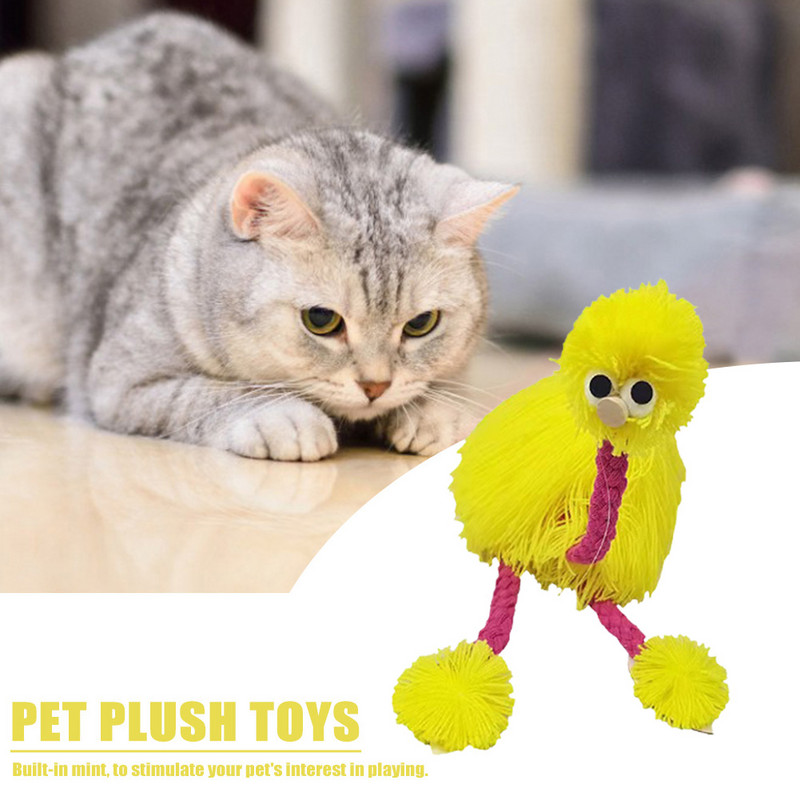 Tõmbamisnööriga käsinuku jaanalinnu mänguasi Armsa nuku nuku ühistegevus lastele