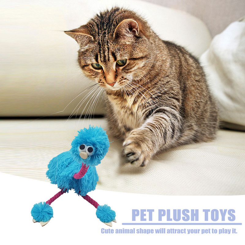 Tõmbamisnööriga käsinuku jaanalinnu mänguasi Armsa nuku nuku ühistegevus lastele