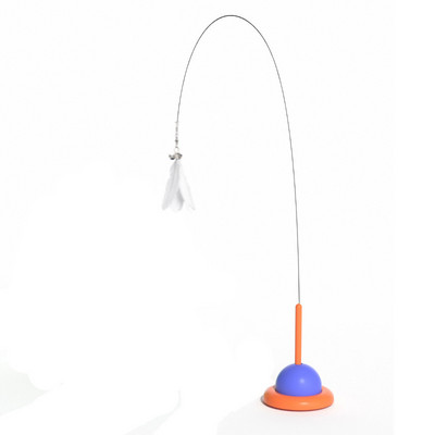 Cat Self Tere Kahe kasutusega eemaldatav pikk varras Cat Teaser Terasest traadist kellaimeja fikseeritud lemmikloomatarbed Interaktiivsed mänguasjad Kassitarbed