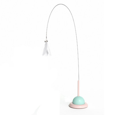 Cat Self Tere Kahe kasutusega eemaldatav pikk varras Cat Teaser Terasest traadist kellaimeja fikseeritud lemmikloomatarbed Interaktiivsed mänguasjad Kassitarbed