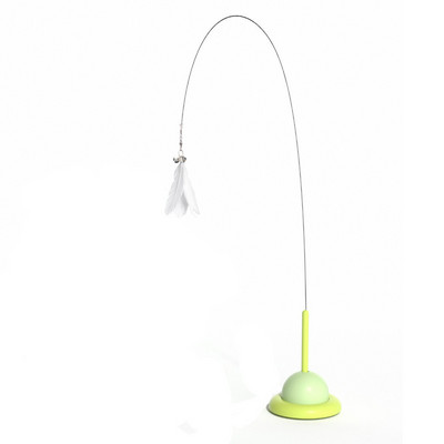 Cat Self Tere Kahe kasutusega eemaldatav pikk varras Cat Teaser Terasest traadist kellaimeja fikseeritud lemmikloomatarbed Interaktiivsed mänguasjad Kassitarbed