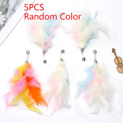 Cat Teaser Wands Interaktivni Cat Catcher Teaser Štap Štap Igračke na uvlačenje Trening Vježbanje Štap za pecanje Pribor za kućne ljubimce