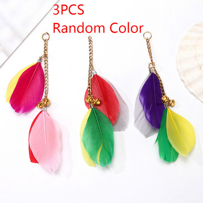 Cat Teaser Wands Interaktivni Cat Catcher Teaser Štap Štap Igračke na uvlačenje Trening Vježbanje Štap za pecanje Pribor za kućne ljubimce