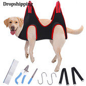 Lemmikloomade võrkkiik on mugav küünte lõikamiseks ja juuste kuivatamiseks Kodune kassi- ja koeratarvikud loomapoe pügamiskomplekt Kammi küünekäärid