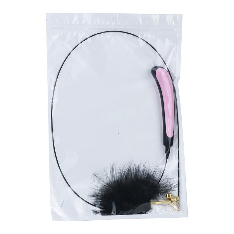 Cat Toys Kitten Interactive Stick Funny Cat Fishing Rod Game Ραβδί με φτερά ραβδί παιχνίδι για κατοικίδια Προμήθειες για γάτες