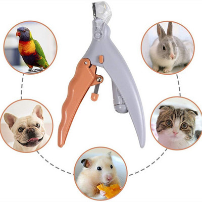 Pet Nail Clipper Scissors Pet Dog Cat Nail Toe Claw Scissors LED Light Nail Trimmer Cats Dogs Dog Grooming Animal Pet Supplies
