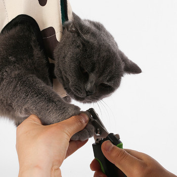 Нов домашен любимец Хамак за подстригване на котки Помощник Хамаци за подстригване на котки Ограничителна чанта Кученце Куче Котка Щипка за нокти Подстригване против ухапване