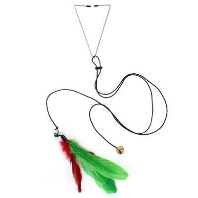 Viseći miš igračka za mačku koja poskakuje na vratima s podesivim elastičnim užetom od 55 inča, interaktivne igračke za mačke koje se sami igraju za kućne mačke