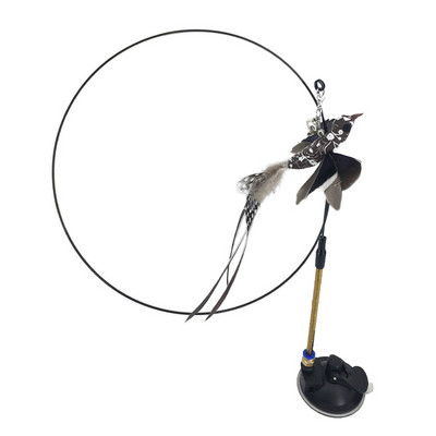 Iminapaga sulekassi mänguasi Vivid Simulation Lid Cat Teaser Mänguasi Naljakas interaktiivne jälitajakepp lemmikloomakass Juguetes Gatosele