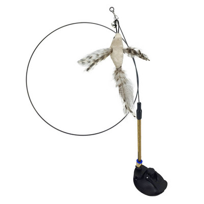 Iminapaga sulekassi mänguasi Vivid Simulation Lid Cat Teaser Mänguasi Naljakas interaktiivne jälitajakepp lemmikloomakass Juguetes Gatosele