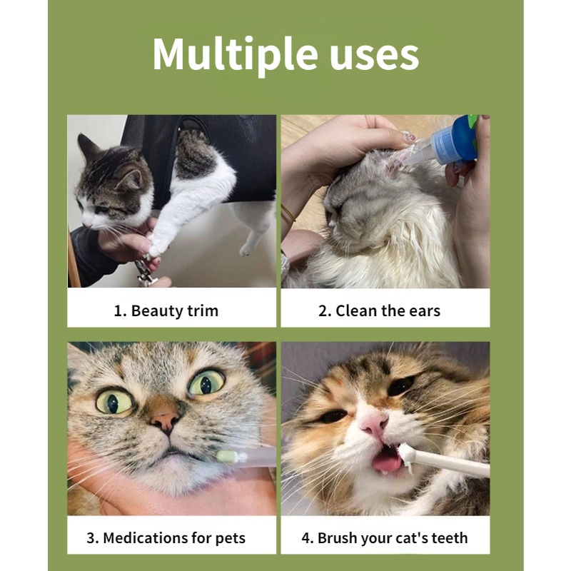 Kassihooldus küünte lõikamine kriimustusvastane hammustusevastane fikseeritud kott vann trimmiv turvakott Lemmikloom ilu rippuv võrkkiik Lemmikloomatarbed