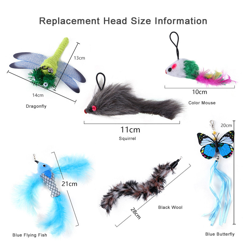 Interaktivna igračka za mačku Viseća vrata na uvlačenje Uže za mačje grebanje Miš Dugi štap Igračke od perja mačića za mačke u zatvorenom prostoru Igra Vježba