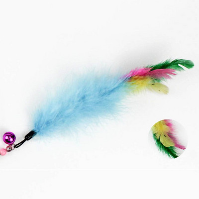 Kuum müük Lemmikloomad Kassi sulgede mänguasjad Plastikust kassipoeg Interaktiivne kepp Naljakas kassiõngemäng võlukepp sulepulk mänguasi lemmikloomatarbed