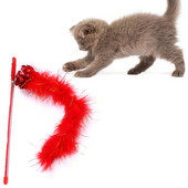 Kapmore 1kom Funny Pet Teaser Toy Funny Cat Interactive Teaser Toy Cat Teaser Wand For Christmas Oprema za kućne ljubimce Pokloni za mačke