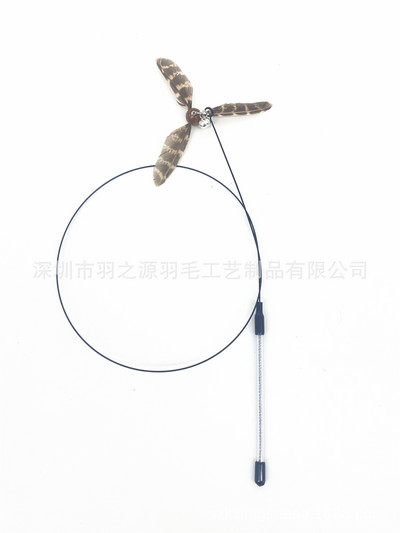 Interaktivna igračka za mačku Viseća vrata na uvlačenje Uže za mačje grebanje Miš Dugi štap Igračke od perja mačića za mačke u zatvorenom prostoru Igra Vježba