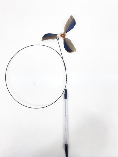 Interaktivna igračka za mačku Viseća vrata na uvlačenje Uže za mačje grebanje Miš Dugi štap Igračke od perja mačića za mačke u zatvorenom prostoru Igra Vježba