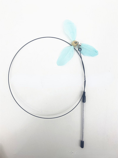 Interaktivna igračka za mačku Viseća vrata na uvlačenje Uže za mačje grebanje Miš Dugi štap Igračke od perja mačića za mačke u zatvorenom prostoru Igra Vježba