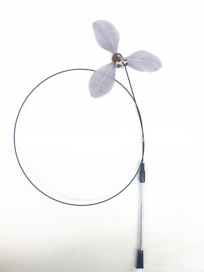 Interaktivna igračka za mačku Viseća vrata na uvlačenje Uže za mačje grebanje Miš Dugi štap Igračke od perja mačića za mačke u zatvorenom prostoru Igra Vježba