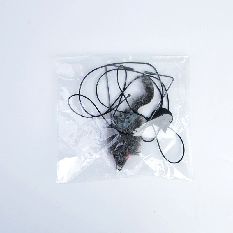 Interaktivna igračka za mačku Viseća vrata na uvlačenje Uže za mačje grebanje Miš Dugi štap Igračke od perja mačića za mačke u zatvorenom prostoru Igra Vježba