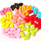 100 tk/partii Pehmed kassiküünekatted, kassikäpa küünis, lemmiklooma küünekaitse, kassiküünekate tasuta liimi ja aplikaatoriga 4 suurus