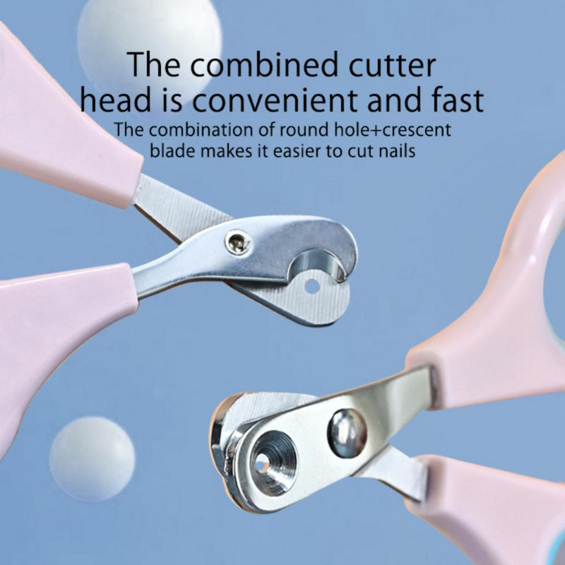 2 mm škarica za nokte za male mačke Okrugla rupa od nehrđajućeg čelika Potrepštine za zaštitu od slučajnih ozljeda Pribor za mačke Predmeti za kućne ljubimce