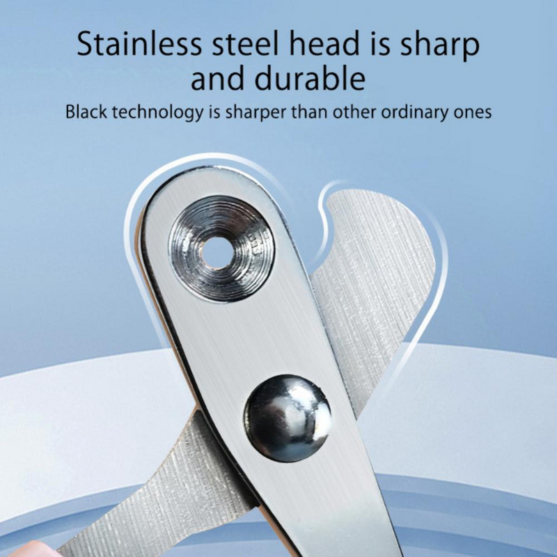 2 mm škarica za nokte za male mačke Okrugla rupa od nehrđajućeg čelika Potrepštine za zaštitu od slučajnih ozljeda Pribor za mačke Predmeti za kućne ljubimce