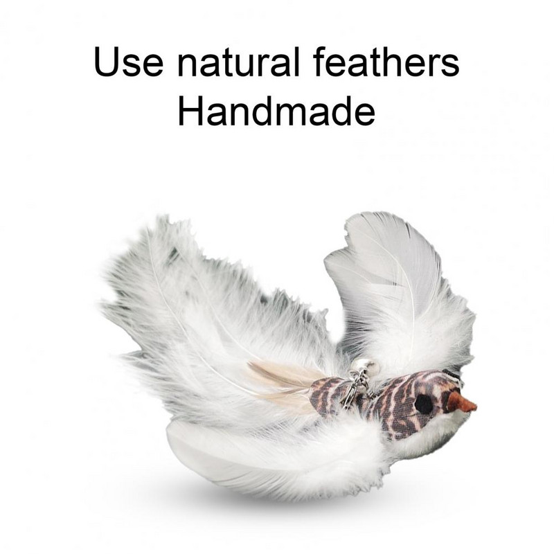 Kassi sulgede mänguasja simulatsioon lind, kassi võlukepp mänguasi, mis leevendab stressi