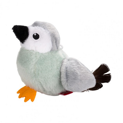 Kerge 1 komplekt, vastupidav simulatsioon lind lemmikloomakass mänguasi Armas kassi õrritav mänguasi Sisseehitatud heliga lemmikloomatarbed