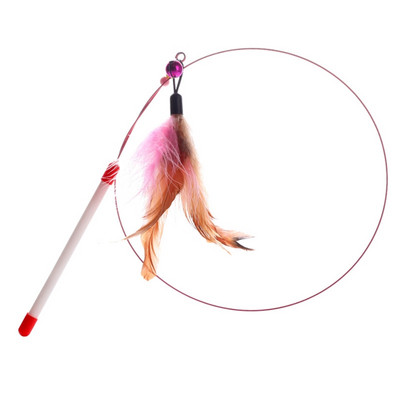 Smiješna mačja igračka Šareno perje Interaktivne mačje igračke Mačiće Pero zadirkivanje Štapić Igračka Štap za pecanje