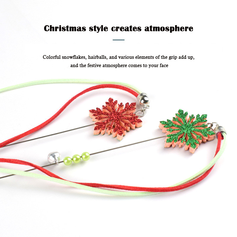 Naljakas kassipulgamänguasi Värvilised jõulukaunistused ja kellukesed Lemmiklooma interaktiivne mänguasi kassidele Teaser Kassipoegade mänguasi Lemmikloomatarvikud