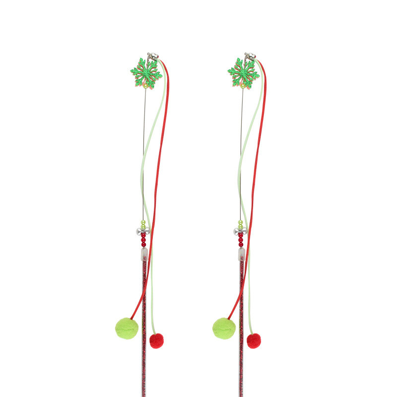 Naljakas kassipulgamänguasi Värvilised jõulukaunistused ja kellukesed Lemmiklooma interaktiivne mänguasi kassidele Teaser Kassipoegade mänguasi Lemmikloomatarvikud