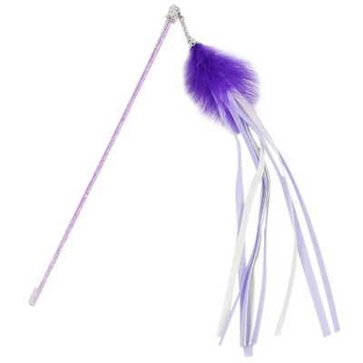 Ilus kassikepi tiib Plastist interaktiivne kassipulk võltssulgedega Kassipulgaga tutikepp kellukesega kassidele Aksessuaarid