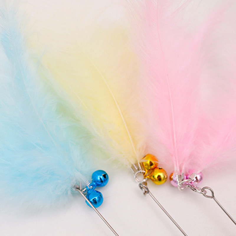 Legendog kunstsulega kassikepp Kassi interaktiivne mänguasi helmestega kassi õrritaja Kassipoeg Mängukepp koos Bell Catiga Lõbusate treeningmänguasjadega