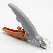 Rezač noktiju kućnih ljubimaca Trimer za kućne ljubimce od nehrđajućeg čelika Plastična valovita ručka LED škare za manikuru životinja Mačke i psi Oprema za kućne ljubimce