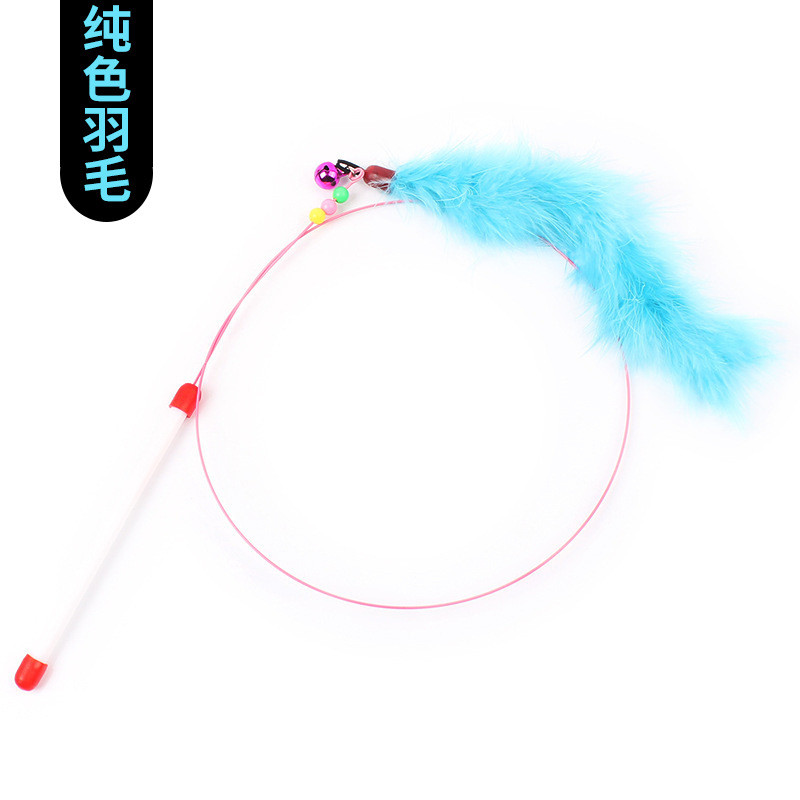 Visokokvalitetna igračka za mačku za kućne ljubimce sa zvonom Novodizajn štap za pecanje s perjem Mačka interaktivni štapić za igru Mačić za kućne ljubimce Igračka štap