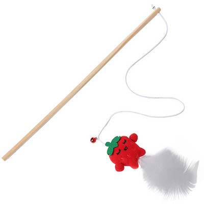 Kassimänguasi Puust võlukepp pipar ananass dinosaurus ja sulg Kassi õrritaja võlukepp Kassipoeg Interaktiivsed mänguasjad Lemmikloomakasside mänguasjad lemmikloomatarbed