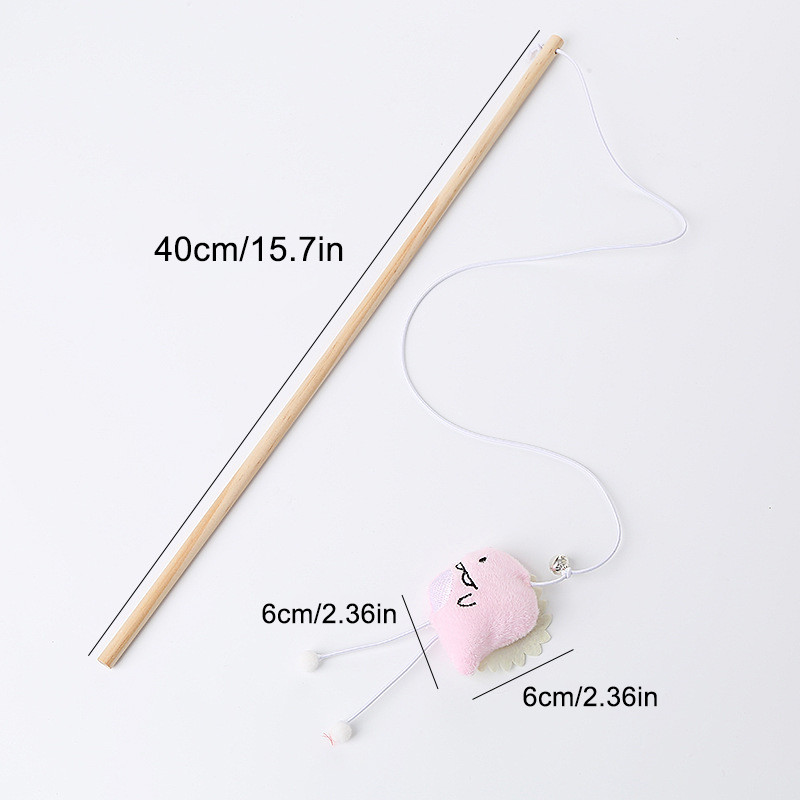 Kassimänguasi Puust võlukepp pipar ananass dinosaurus ja sulg Kassi õrritaja võlukepp Kassipoeg Interaktiivsed mänguasjad Lemmikloomakasside mänguasjad lemmikloomatarbed